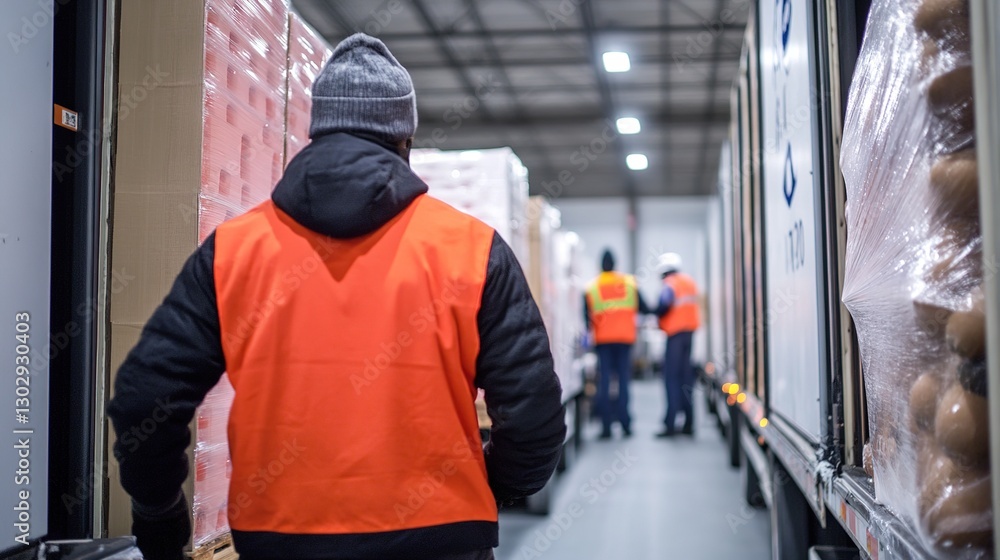 Transportation manager's professional view on warehouse loading operations in logistics Transportation manager's professional view on warehouse loading operations in logistics