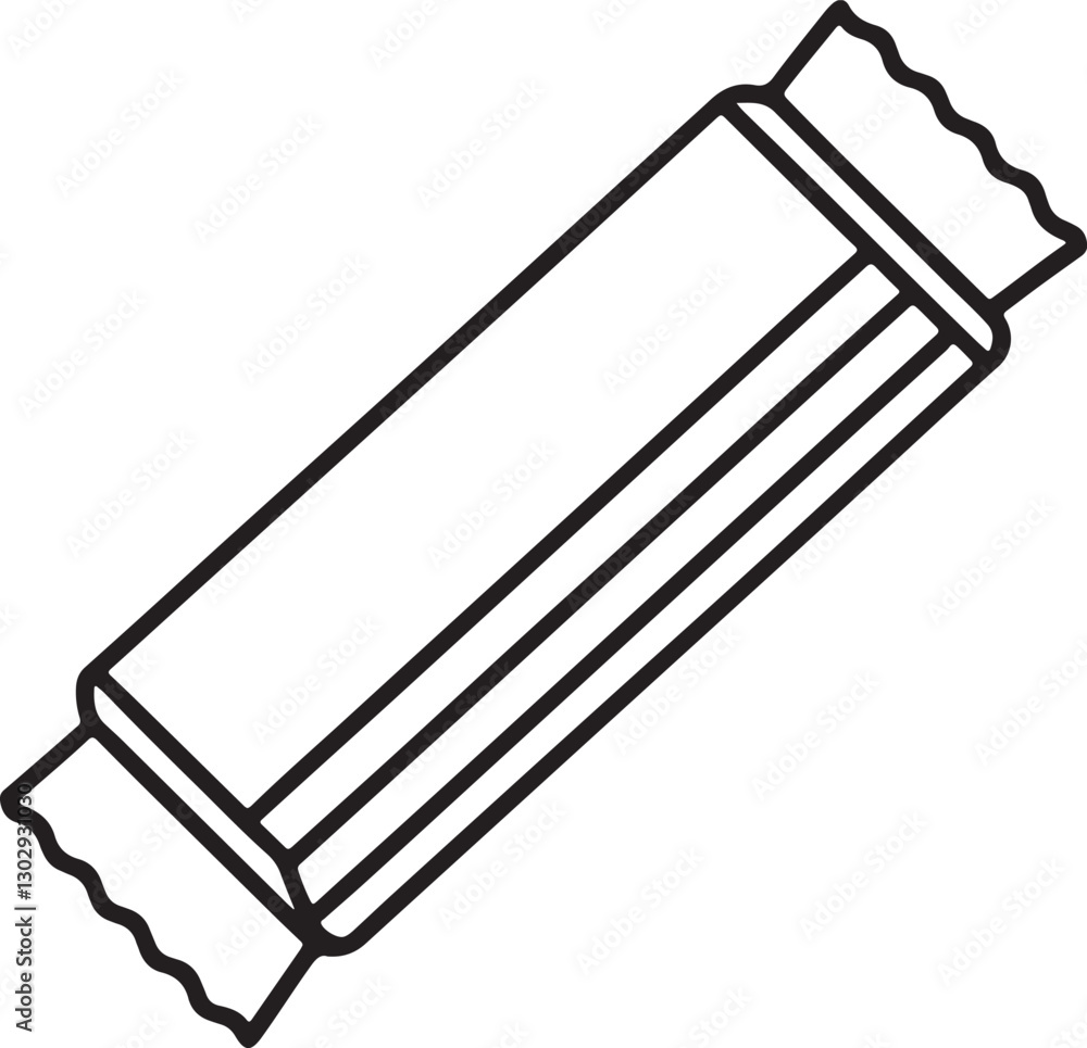 candy bar line art, black outline, vector and illustration, coloring book page line art drawing candy bar line art, black outline, vector and illustration, coloring book page line art drawing