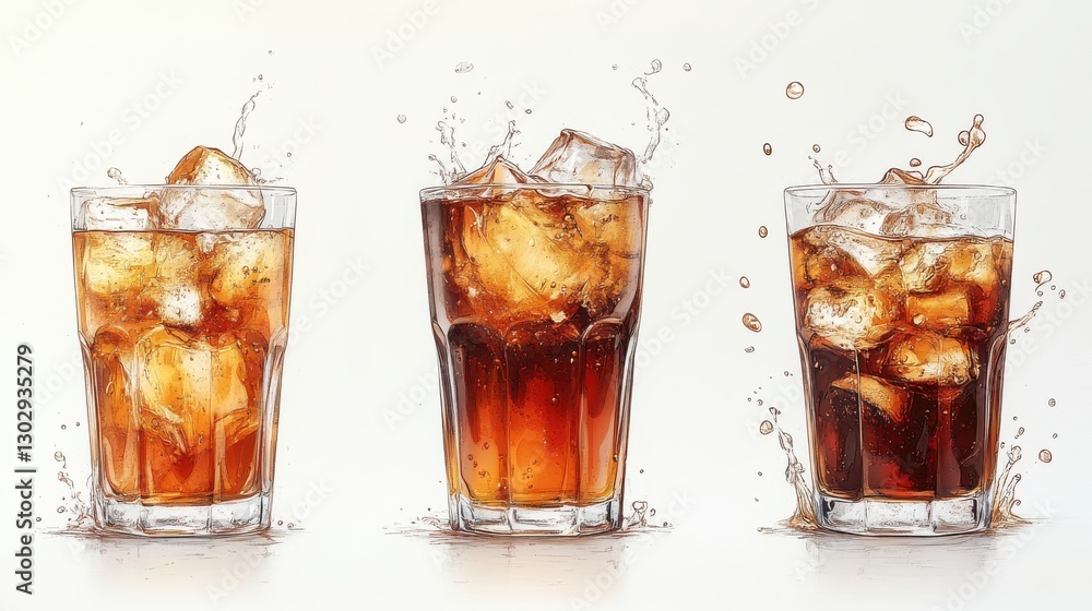 glass with cola isolated,cartoon illustration glass with cola isolated,cartoon illustration