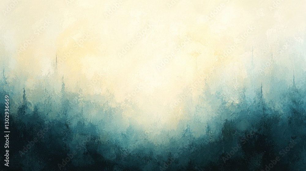 Obraz premium A deep, velvety canvas of dark azure gradient, its hues blending seamlessly into a mesmerizing, grainy texture, evoking a sense of tranquility and depth. 