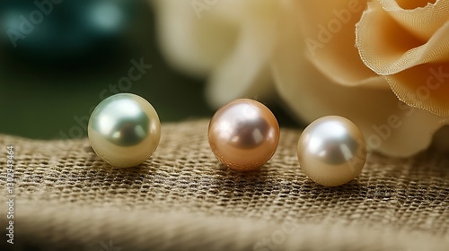 個性的な色合いが美しい3色のパール