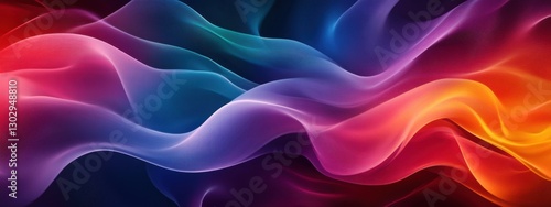 Wallpaper Mural Vibrant Abstract Waves of Color Flowing into Each Other: A Stunning Display of Light and Motion Torontodigital.ca