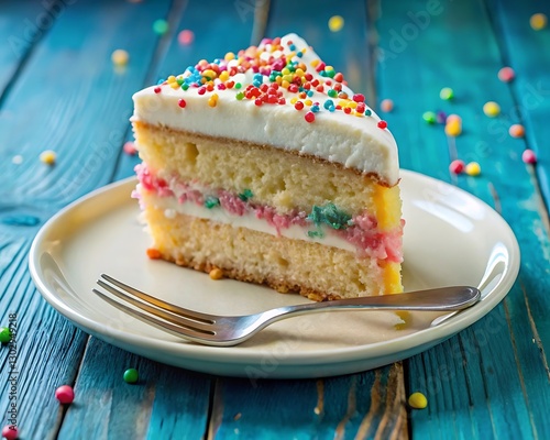 piece of cake with cherry