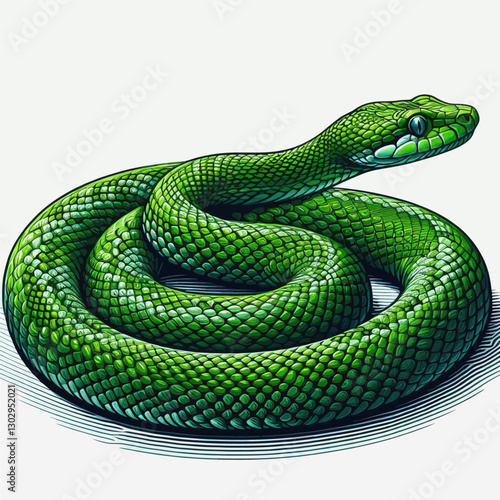 Green snake (2)