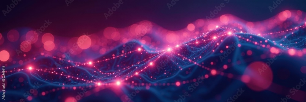 Abstract white geometric shapes, glowing lines, digital network effect, style, communication, shiny Abstract white geometric shapes, glowing lines, digital network effect, style, communication, shiny