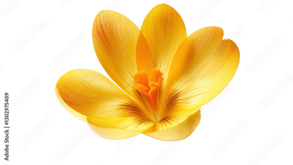 Yellow Crocus Flower Close up Yellow Crocus Flower Close up