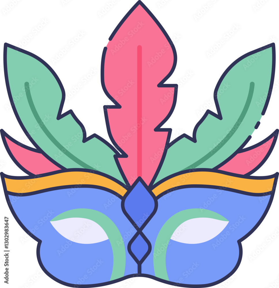 Obraz premium Eye Mask Icon Illustrations