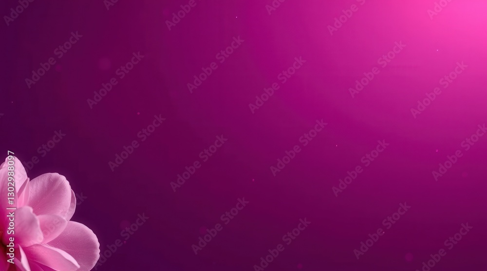 Fototapeta premium Pink Bloom on Magenta
