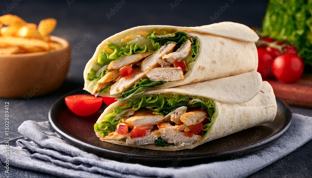 chicken wrap sandwich chicken wrap sandwich