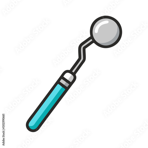 Dental mirror tool used by dentists for examination and oral care