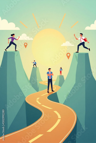 Entrepreneurs Evaluating Potential Paths to Success, Choosing Optimal Route with Key Insights