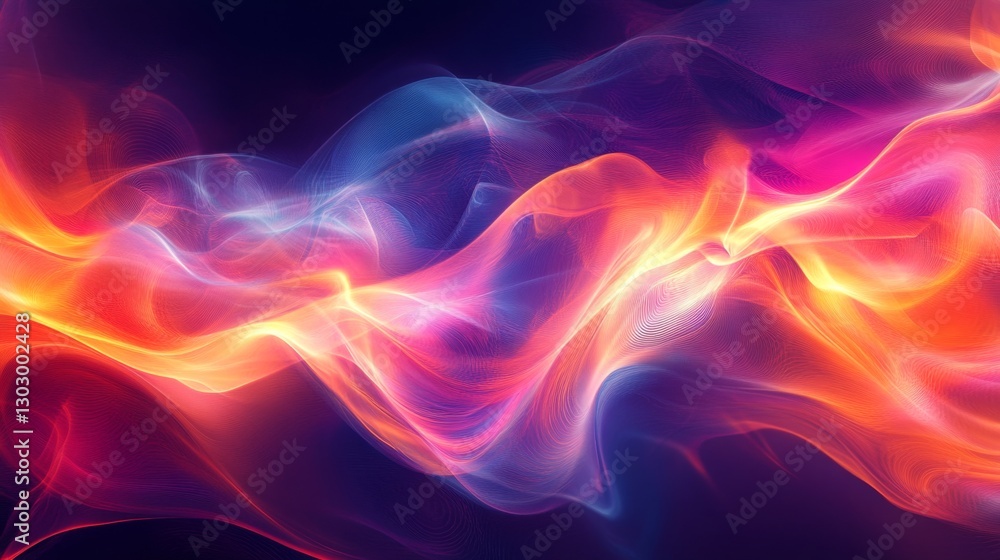 Fractal light patterns dancing in motion, glowing waves, vibrant and soft colors, music-inspired background, surreal and captivating Fractal light patterns dancing in motion, glowing waves, vibrant and soft colors, music-inspired background, surreal and captivating
