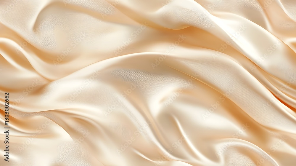 Obraz premium Luxury Silk Fabric with Soft Flowing Folds and Elegant Texture