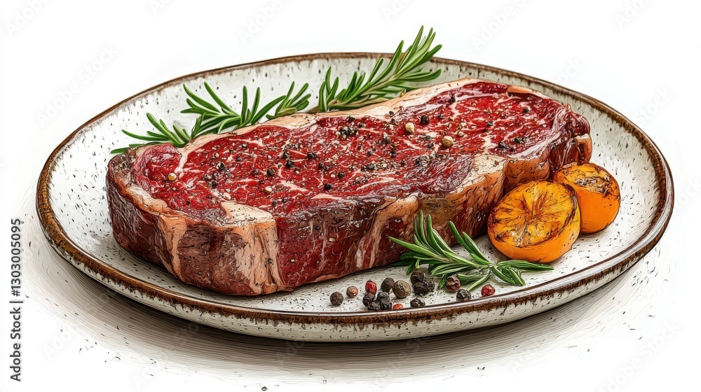 rib eye steak beef for steak isolated,cartoon illustration rib eye steak beef for steak isolated,cartoon illustration