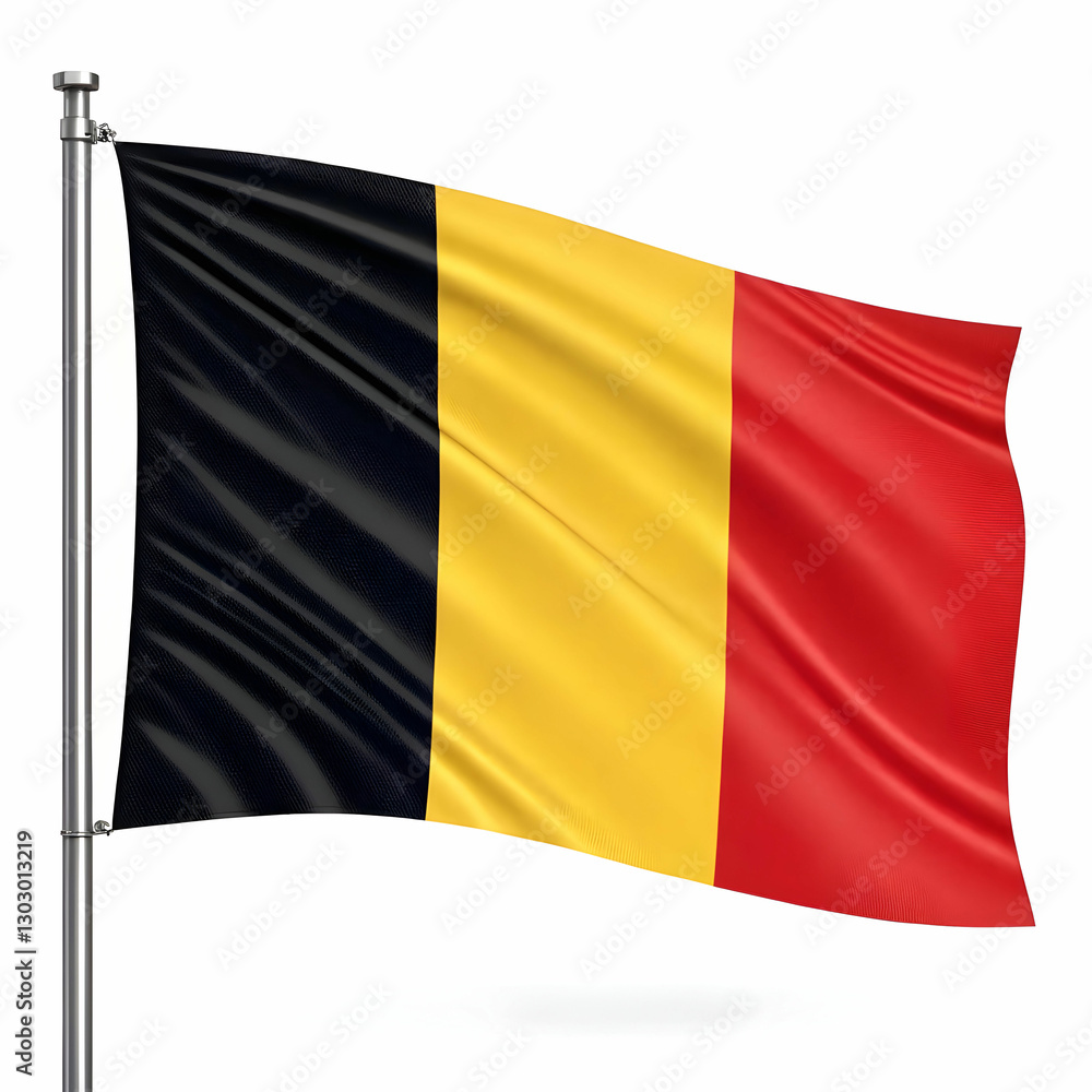 illustration of belgium flag template illustration of belgium flag template