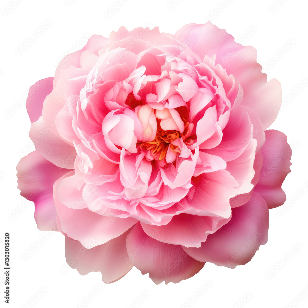 pink peony flower on transparent background pink peony flower on transparent background