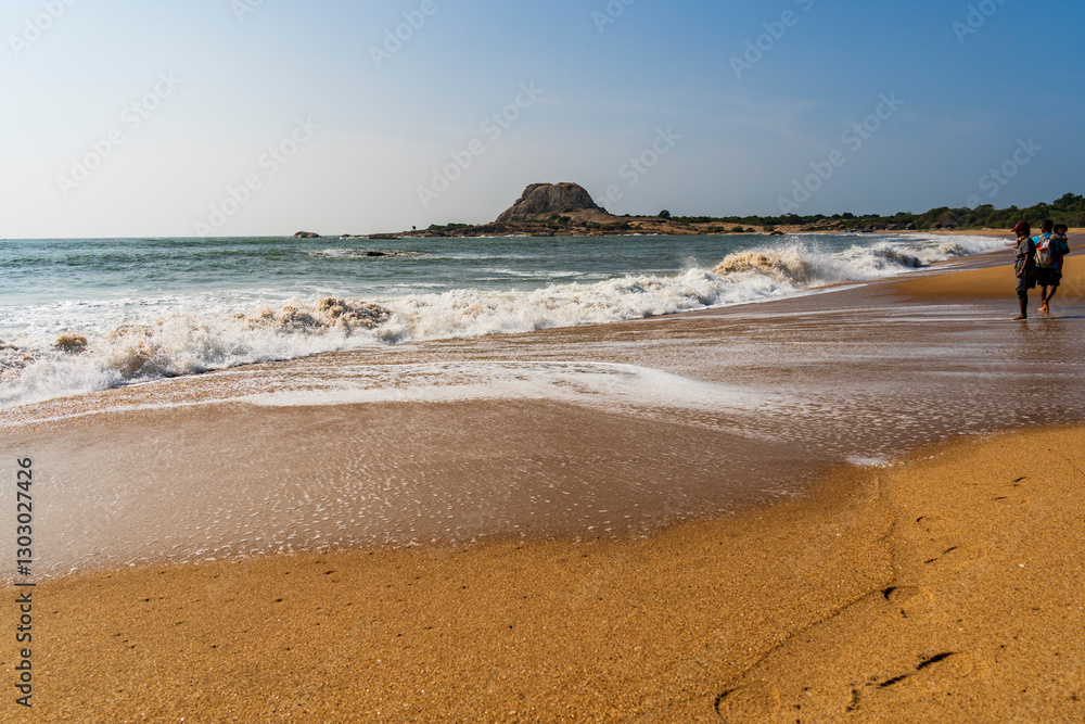 Printemps Éclatant : Jolie Plage au Sri Lanka Printemps Éclatant : Jolie Plage au Sri Lanka