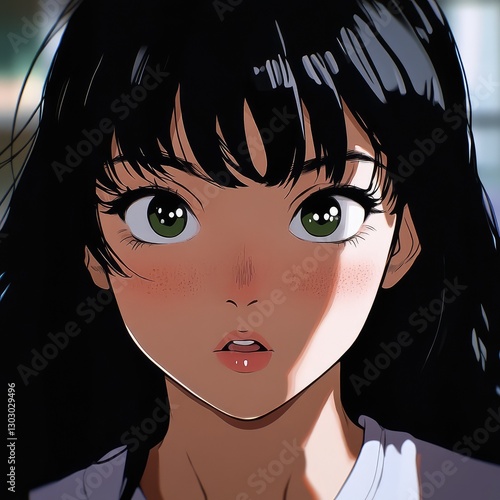 vector girl cartoon illustration