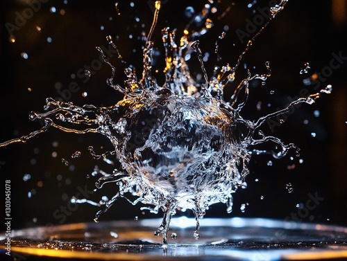 Magnetic Ferrofluid Sculptures Under Tesla Coil Discharge