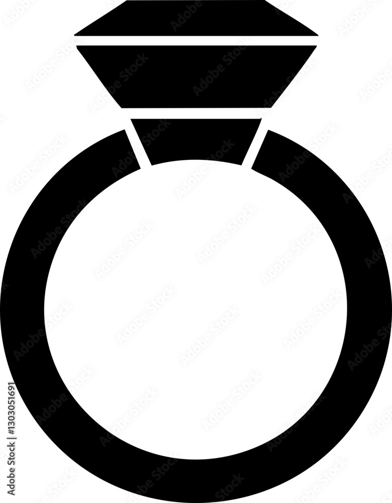 Minimalist Vector Illustration of a Diamond Engagement Ring in Black and White, Ideal for Wedding and Jewelry Designs Minimalist Vector Illustration of a Diamond Engagement Ring in Black and White, Ideal for Wedding and Jewelry Designs