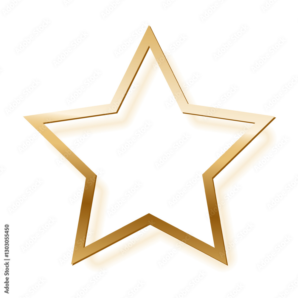 Golden star photo frame on white background. Gold button. Blank space for picture, painting, card. 3d realistic empty template vector illustration. Simple object mockup. Golden star photo frame on white background. Gold button. Blank space for picture, painting, card. 3d realistic empty template vector illustration. Simple object mockup.