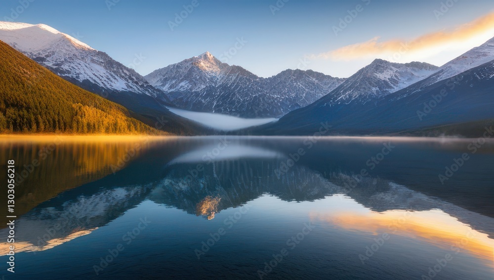 Fototapeta premium Mountain Lake Reflection