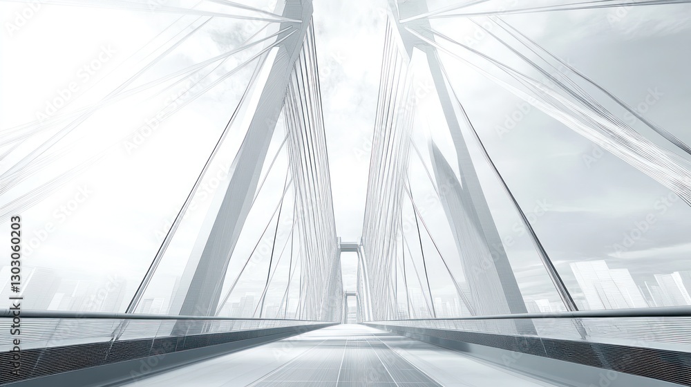 Modern Glass Bridge Architecture: A Futuristic Cityscape Modern Glass Bridge Architecture: A Futuristic Cityscape