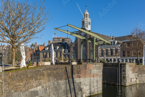 Wallpaper Mural Historic Delfshaven Rotterdam with the bridge: Piet Heynsbrug. Torontodigital.ca