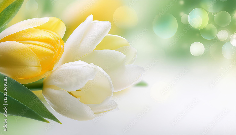 custom made wallpaper toronto digitalSpring flower Tulip