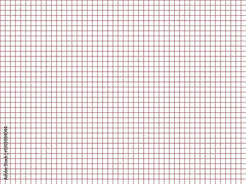 えんじ色の方眼紙