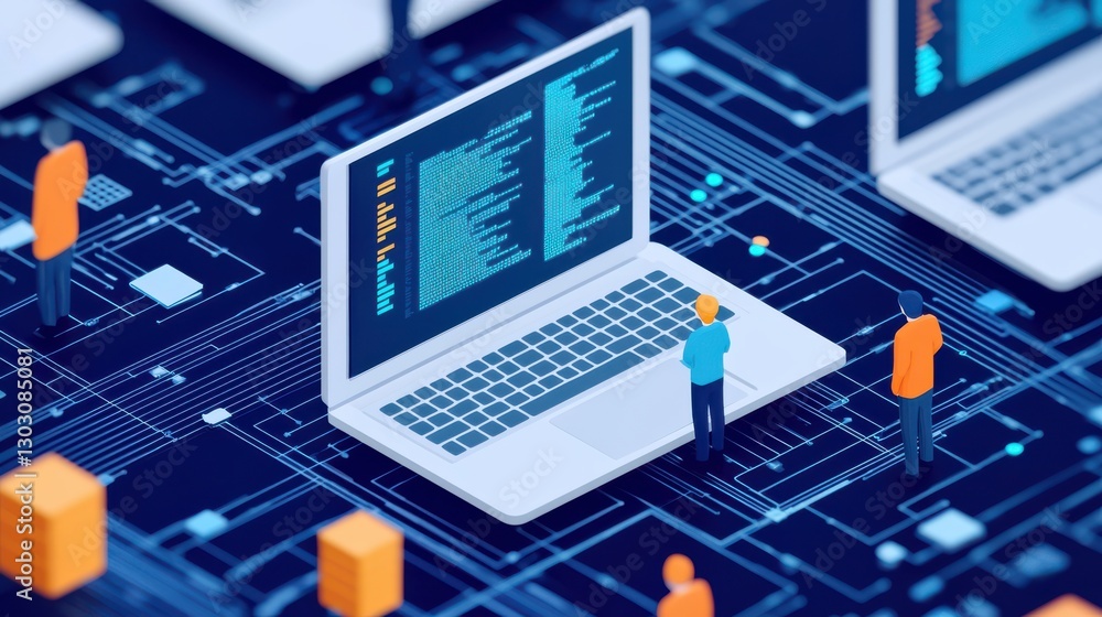 Kubernetes concept. Digital Transformation and Automation with in DevOps Workflow Kubernetes concept. Digital Transformation and Automation with in DevOps Workflow