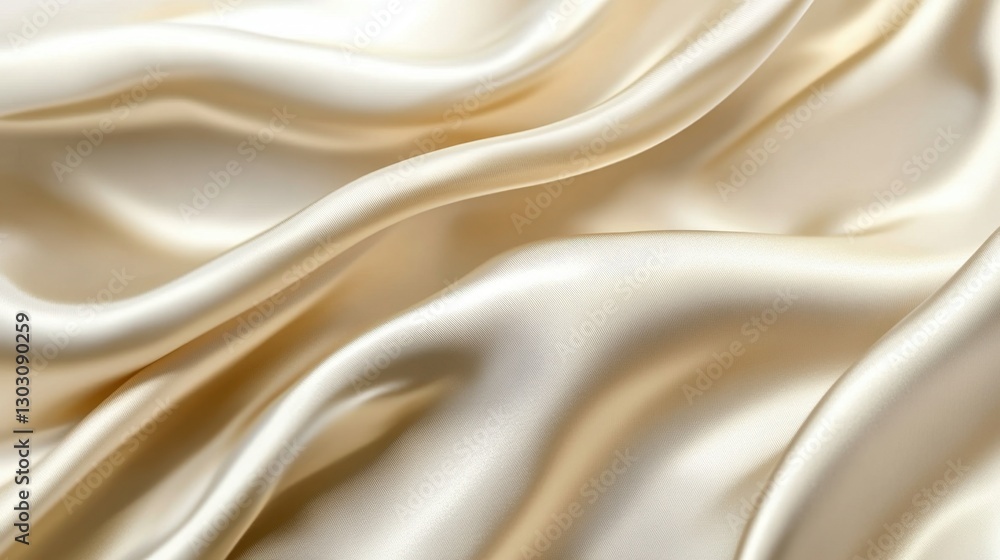 Obraz premium A white fabric with a wave pattern