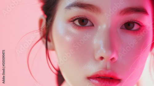 Photorealistic Japanese Beauty with Clear Skin - 透明感のある日本人美女のフォトリアル画像