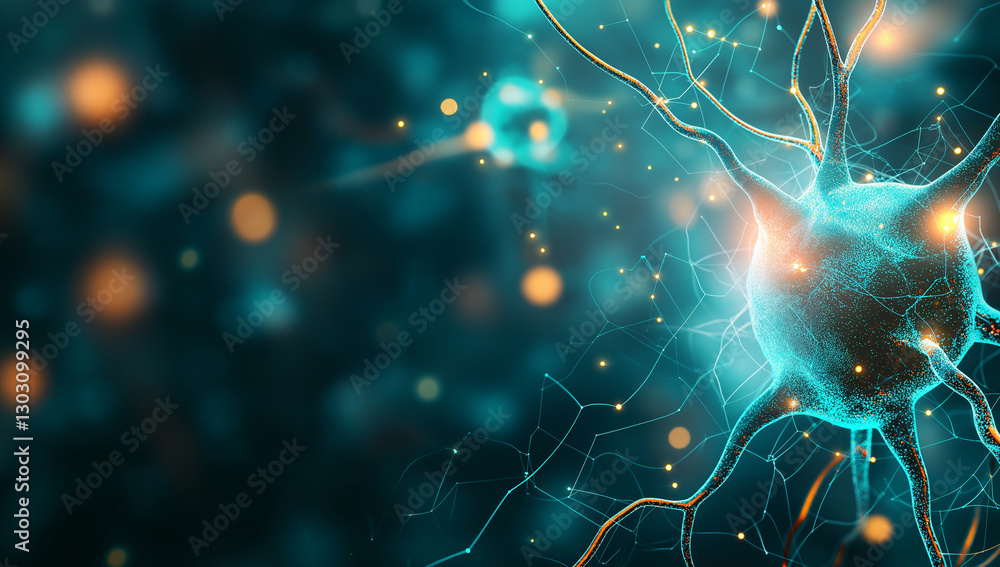 glowing neural network with intricate connections and vibrant colors, representing advanced technology and biological systems. image evokes sense of innovation and complexity glowing neural network with intricate connections and vibrant colors, representing advanced technology and biological systems. image evokes sense of innovation and complexity