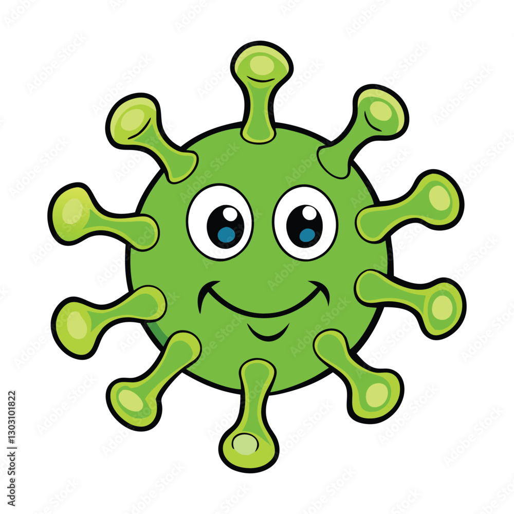 A playful cartoon of a virus, germ, or bacteria with exaggerated features, like spiky shapes and mischievous eyes. It’s a fun, lighthearted take on something often seen as scary. A playful cartoon of a virus, germ, or bacteria with exaggerated features, like spiky shapes and mischievous eyes. It’s a fun, lighthearted take on something often seen as scary.