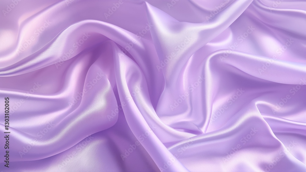 Obraz premium lavender silk fabric flowing, abstract background
