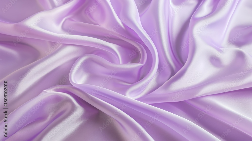 Obraz premium lavender silk fabric flowing, abstract background