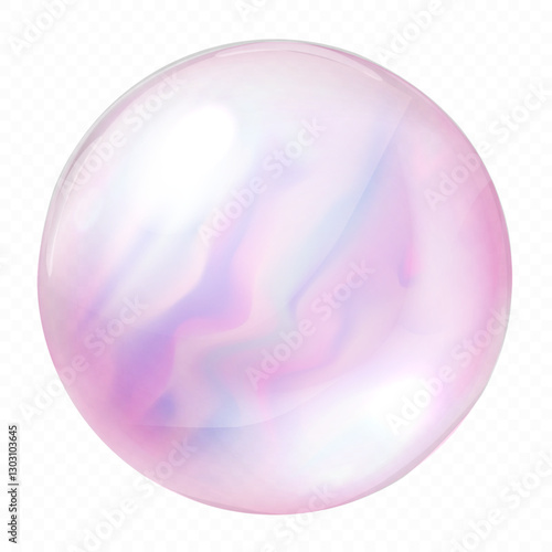 Holographic marble ball. Abstract  trendy wallpaper background. Hologram texture. Premium quality. Modern vector  for mockup design