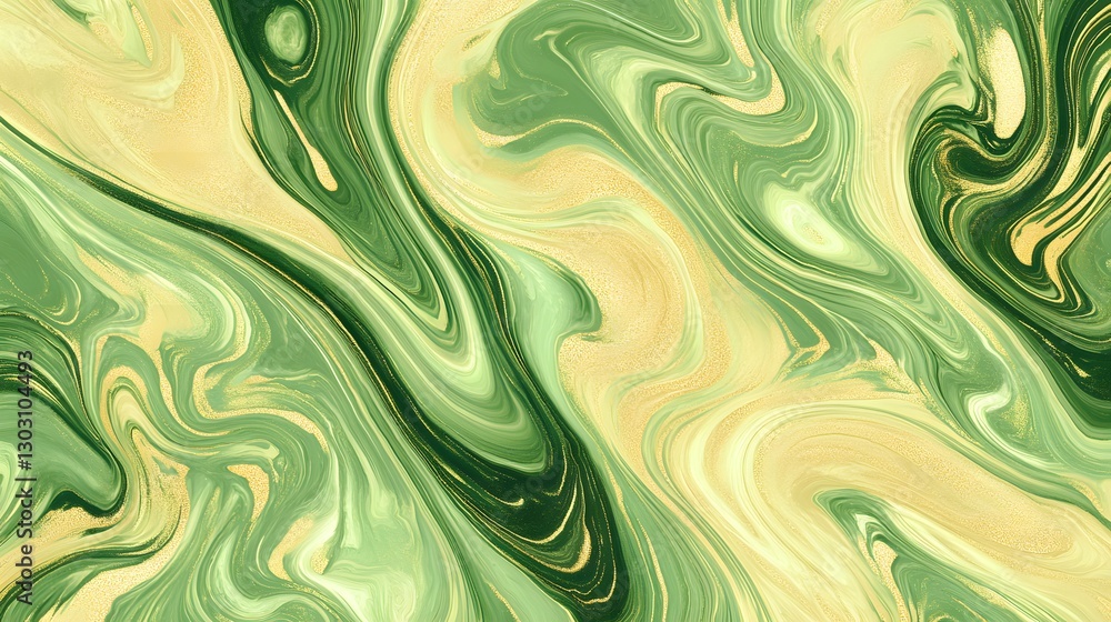 A mesmerizing swirling liquid marble effect with metallic gold and black, perfect for modern art and design A mesmerizing swirling liquid marble effect with metallic gold and black, perfect for modern art and design