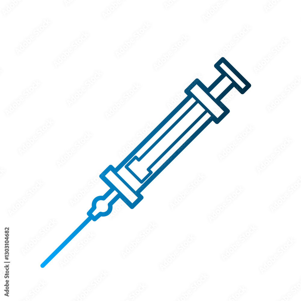 Syringe icon design template Syringe icon design template