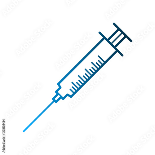 Syringe icon design template