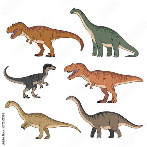 Dinosaur Illustration Set