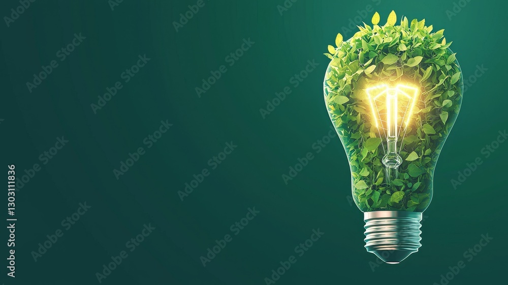Innovative green energy concept nature graphic design eco-friendly environment close-up view sustainability in action Innovative green energy concept nature graphic design eco-friendly environment close-up view sustainability in action