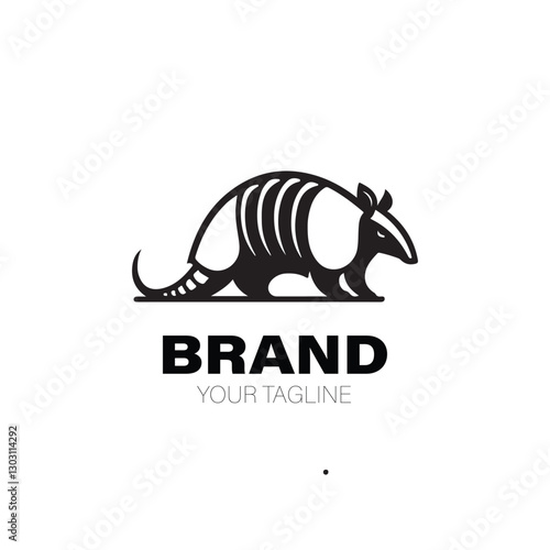 Armadillo Logo. Armadillo Logo Design. Armadillo Logo Brand. Armadillo Logo Vector Design Isolated on White Background