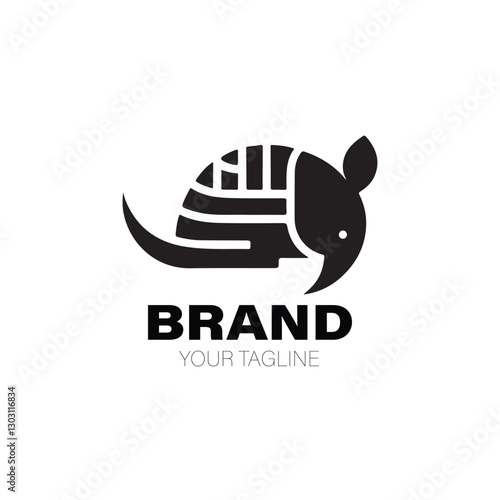 Armadillo Logo. Armadillo Logo Design. Armadillo Logo Brand. Armadillo Logo Vector Design Isolated on White Background