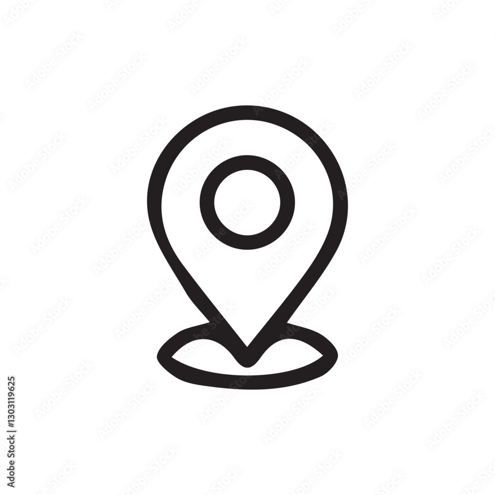 Location icon. liner location icon vector Eps 10 Location icon. liner location icon vector Eps 10