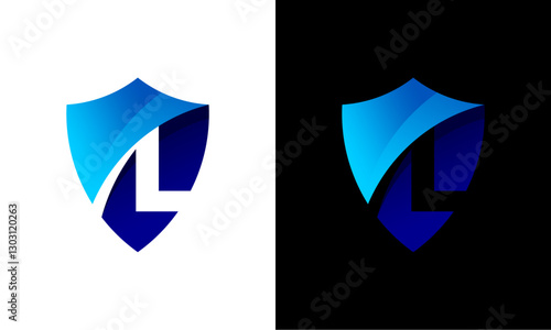 Free Download premium logo initial L shield - GFXLoad