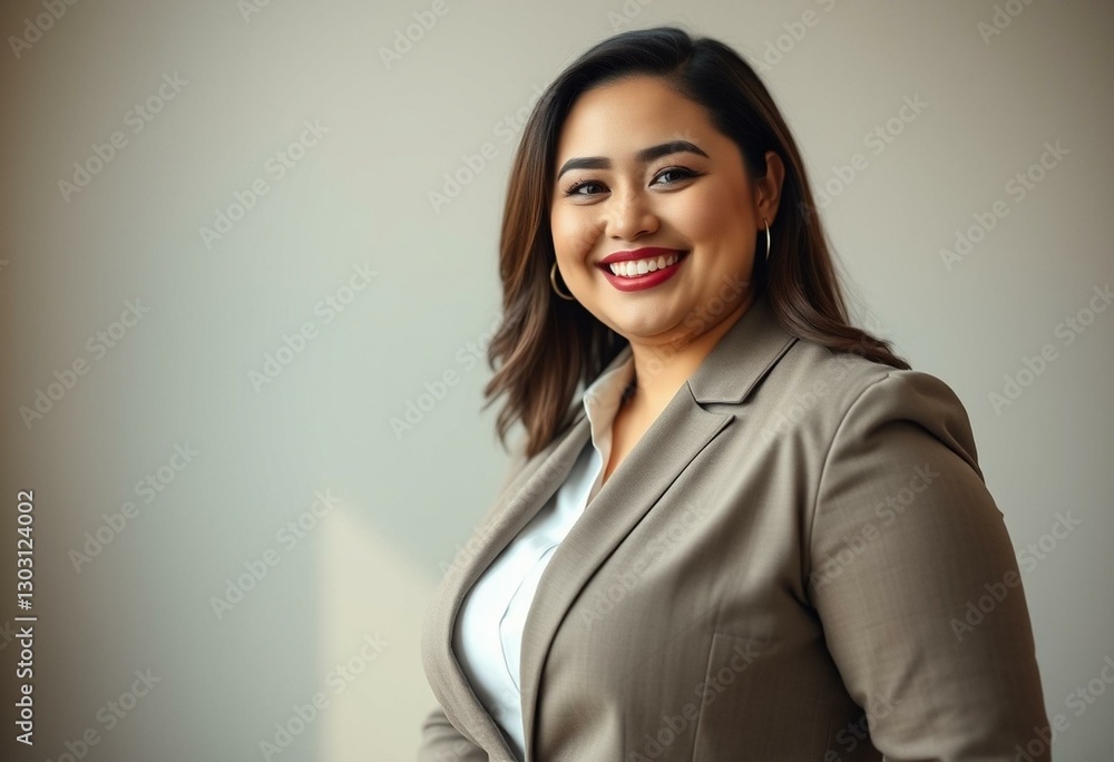 Portrait of a confident plus-size businesswoman Portrait of a confident plus-size businesswoman