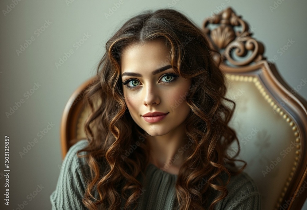 Fototapeta premium Whimsical dreamer portrait