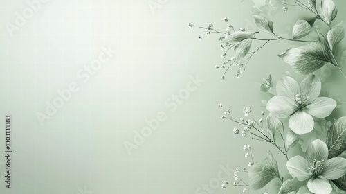 Soft Serenity: Delicate floral arrangement with soft color, capturing nature's gentle beauty and evoking feelings of peace and tranquility. 